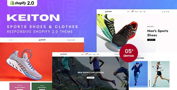 Keiton - Running Shoes, Sports Shoes & Clothes Shopify 2.0 Theme icon
