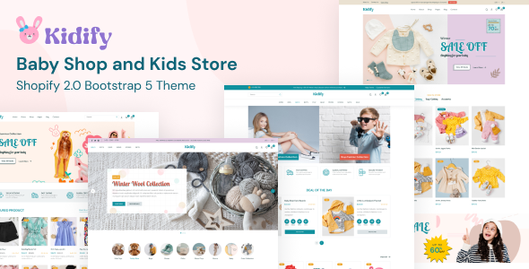 Kidify - Baby Shop and Kids Store Shopify 2.0 Theme - RTL Support icon