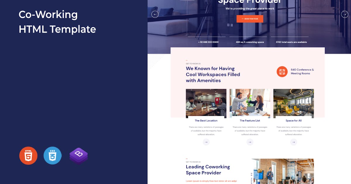 Komito - Co-Working HTML Template