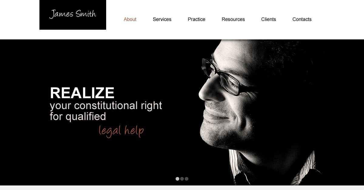 Lawyer Website Template #40125 - TemplateMonster icon