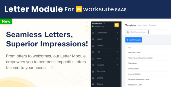 Letter Module for Worksuite SAAS icon