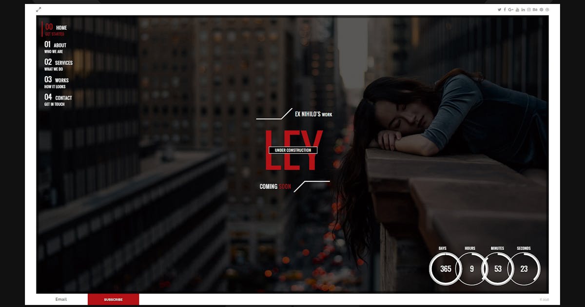 Ley - Premium Under Construction Template icon