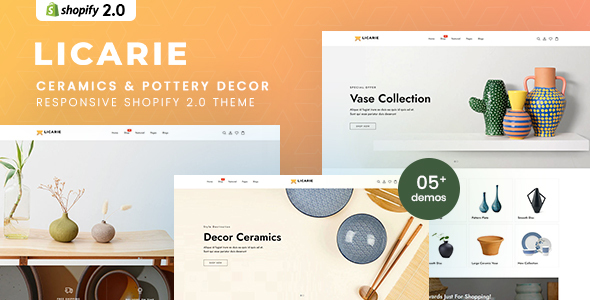 Licarie - Ceramics & Pottery Decor Shopify 2.0 Theme icon