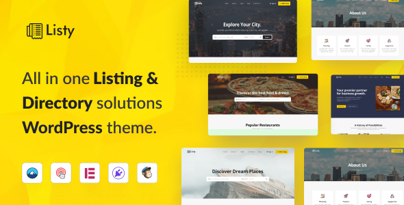 Listy - Listing & Directory Solutions WordPress Theme icon
