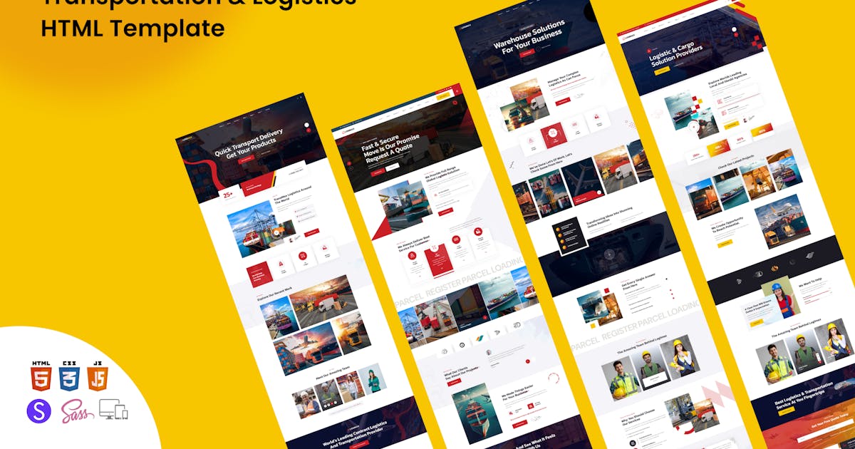 Logimax - Transportation & Logistics HTML Template icon