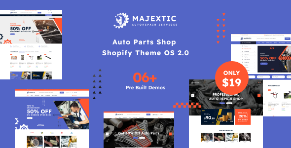 Majextic - Auto Parts Shopify Theme OS 2.0 icon