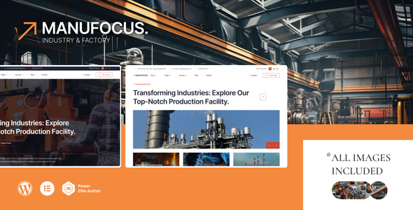 Manufocus - Factory & Industry WordPress Theme icon