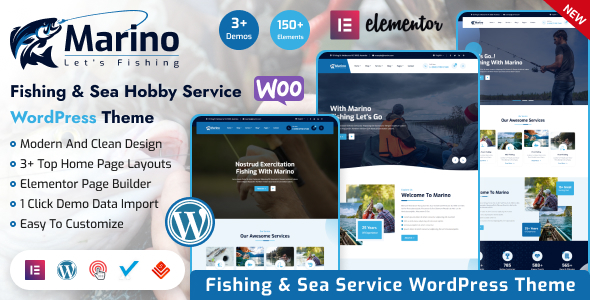 Marino - Fishing & Sea Hobby WordPress Theme icon