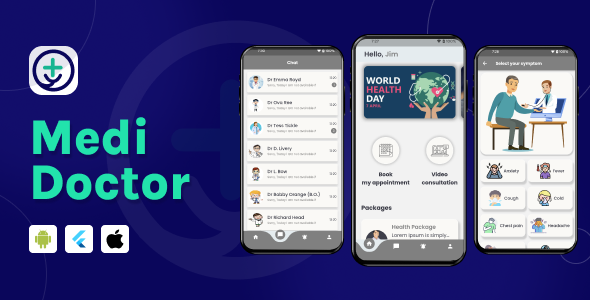 MediDoctor UIKit - The Best Flutter UI Kit for Healthcare icon