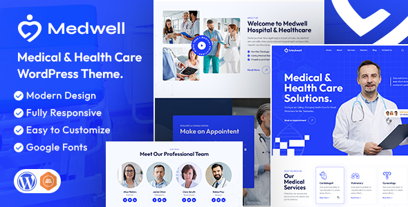 Medwell | Medical & Health Care WordPress Theme icon