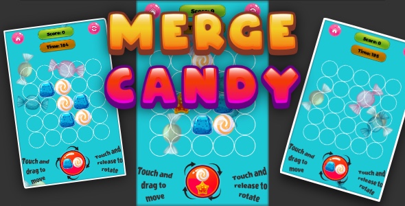 Merge Candy - Cross Platform Puzzle Game icon