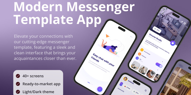 Modern Messenger App - Flutter UI Kit by Miksilabs icon