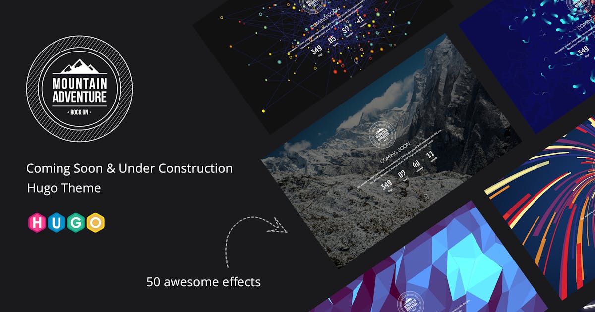Mountain - Coming Soon Hugo Theme
