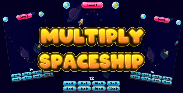 Multiply Spaceship - Cross Platform Math Game icon