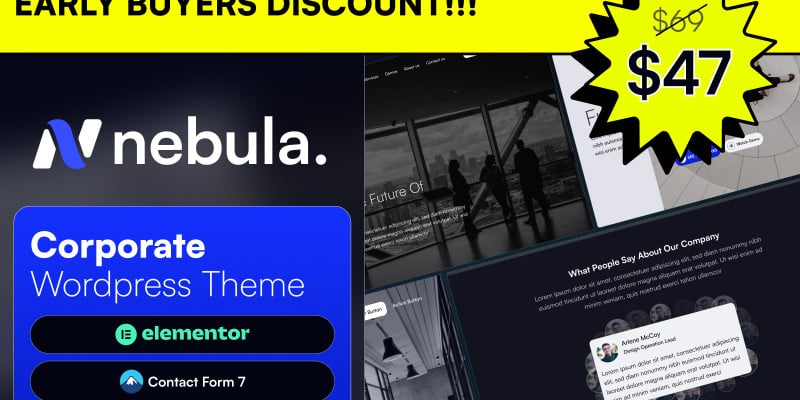 Nebula WordPress Theme by InanustuCompany