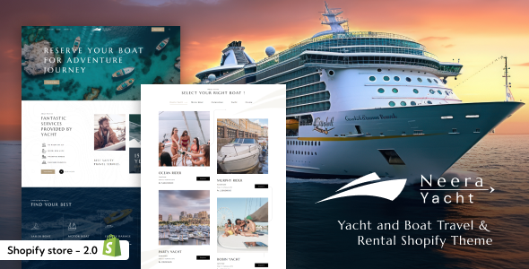 Neera - Yacht Boat & Travel Rental Services Shopify Theme icon