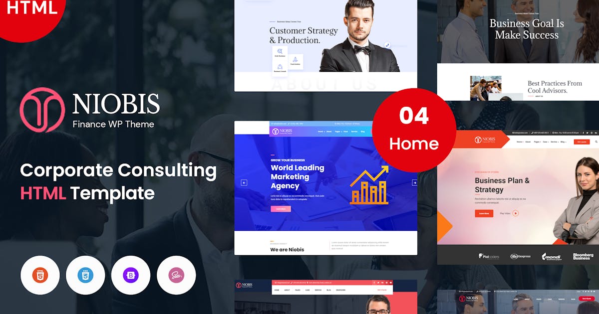 NioBis - Corporate Consulting Template icon
