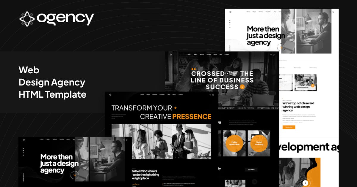 Ogency - Web Design Agency HTML Template icon