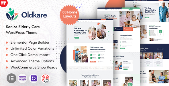 Oldkare - Senior Elderly Care WordPress Theme icon