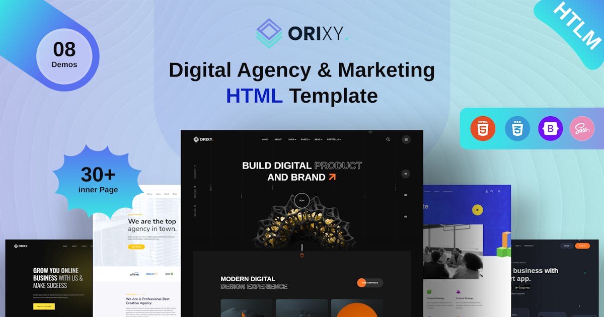 Orixy - Creative Digital Agency HTML Template icon