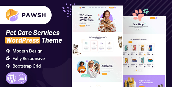 Pawsh | Pet Care Services WordPress Theme icon