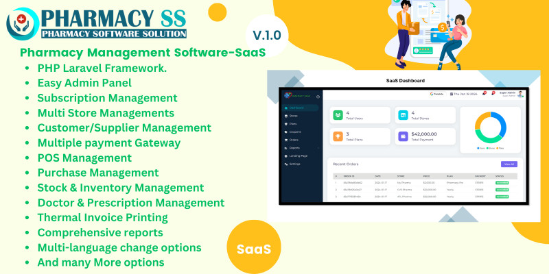 Pharmacy Management Software - SaaS by Atl icon