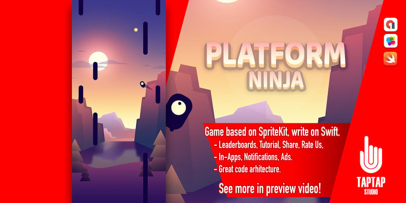 Platform Ninja - iOS Source Code by TapTapStudio icon