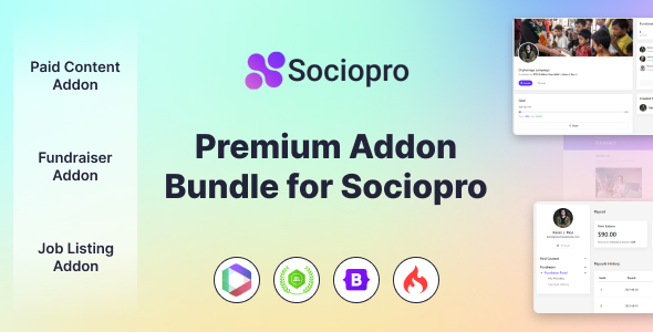 Premium Addon Bundle for Sociopro icon