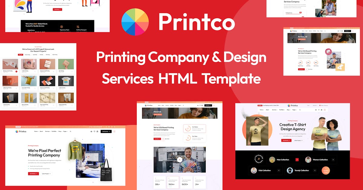 Printco - Printing Company & Service HTML Template icon