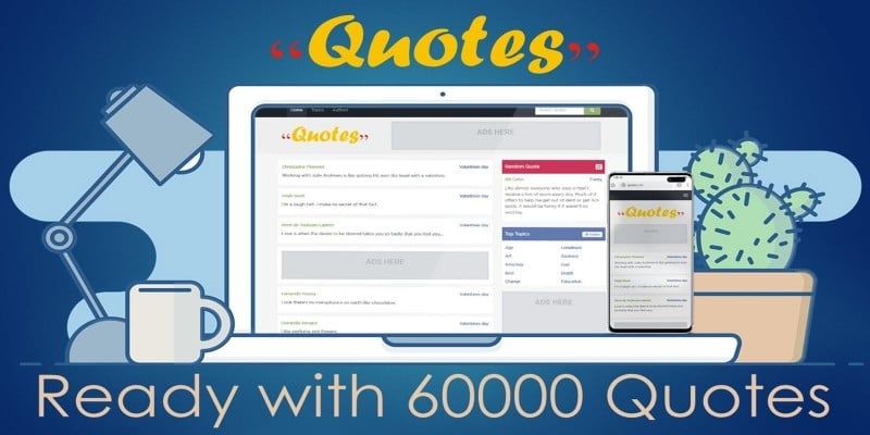 Quotes Website PHP Script by ChiDev icon