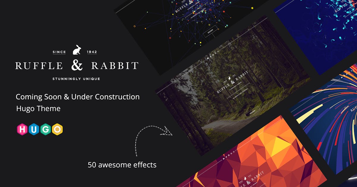 Rabbit - Coming Soon Hugo Theme
