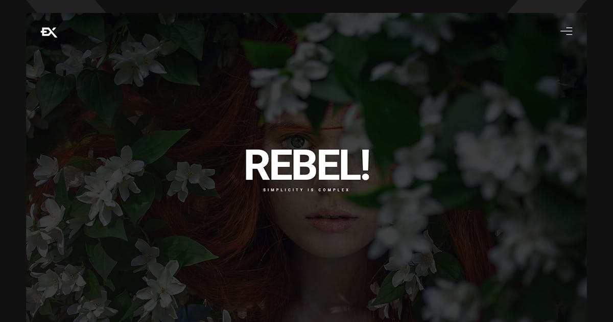 Rebel - Creative Portfolio Template icon