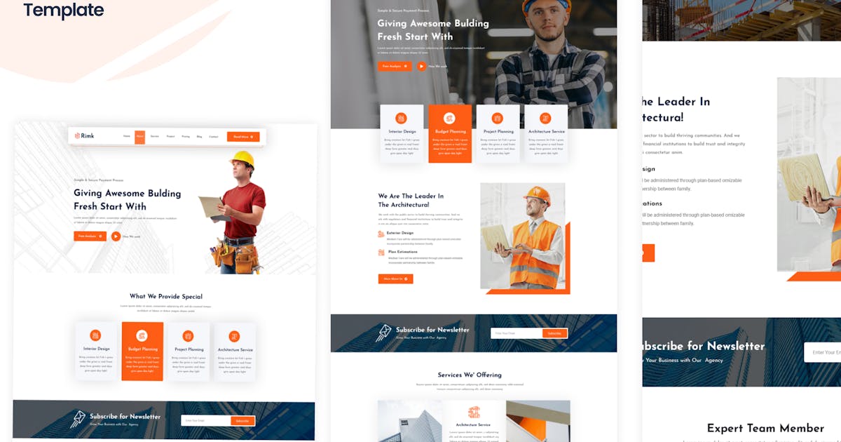 Rimk- Construction HTML Template icon
