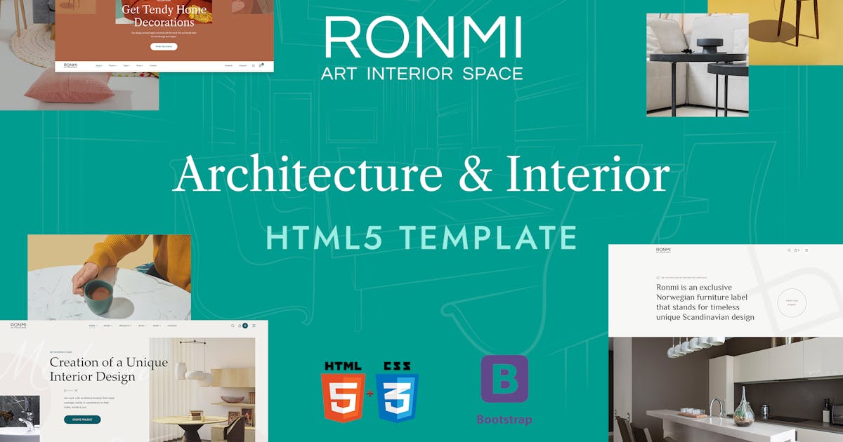 Ronmi - Interior Design & Architecture HTML5 Templ icon