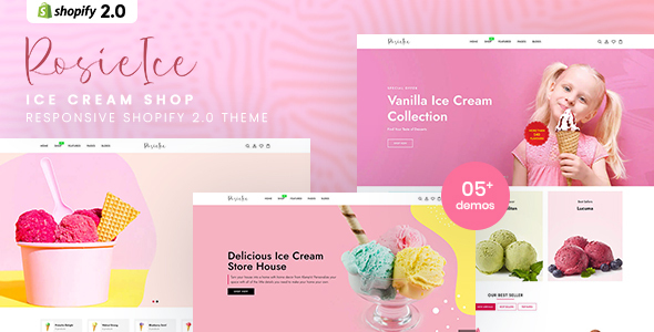 RosieIce - Ice Cream Shop Responsive Shopify 2.0 Theme icon