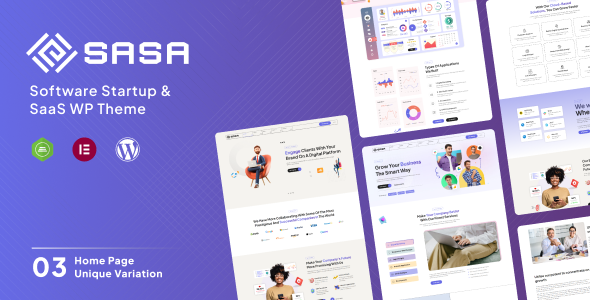 SaSa - Startup, SaaS WordPress Theme