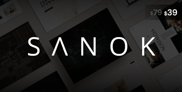 Sanok - Minimalist One & Multipage WordPress Theme icon