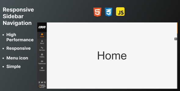 Sidebar Nav icon