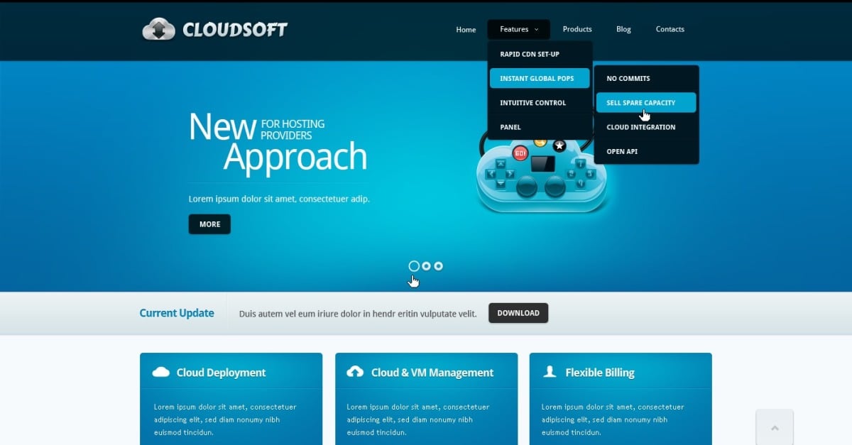 Software Company Drupal Template #39724 - TemplateMonster