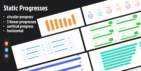 Static Progresses - No Js icon