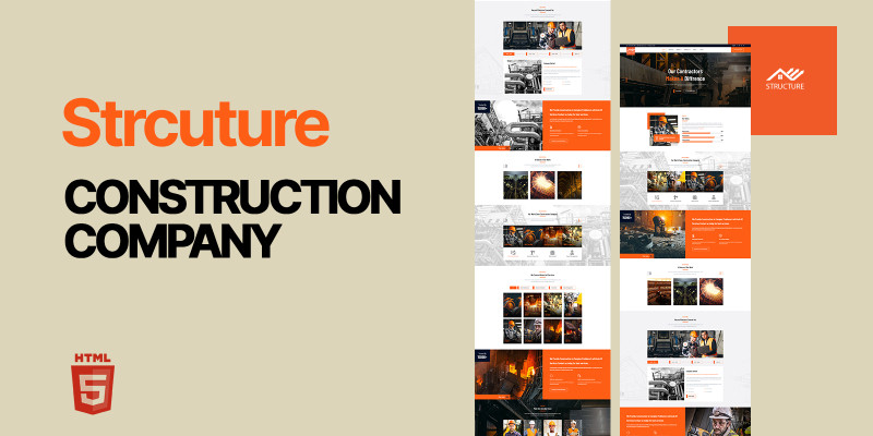 Strcuture Construction Company HTML5 Template by Templatebae icon