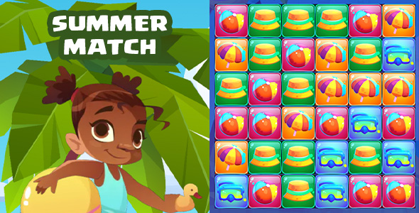 Summer Collect Em All - HTML5 Game - Construct 3 icon