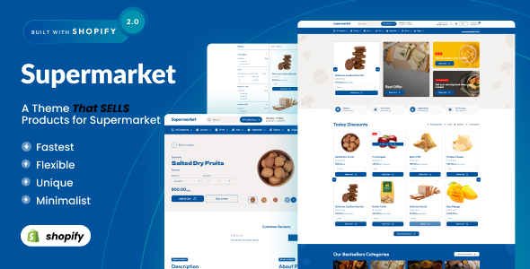 Supermarket - Shopify 2.0 Foods eCommerce Theme icon