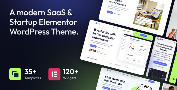 Suzly - SaaS & Startup Elementor WordPress Theme icon