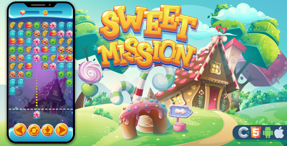 Sweet Mission - HTML5 Game, Construct 3 icon