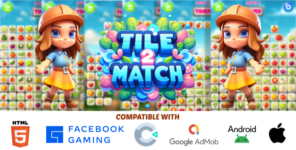 TILE 2 MATCH - HTML 5 (CONSTRUCT 3) icon