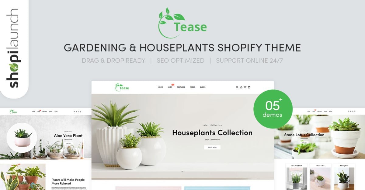 Tease - Gardening & Houseplants Shopify icon
