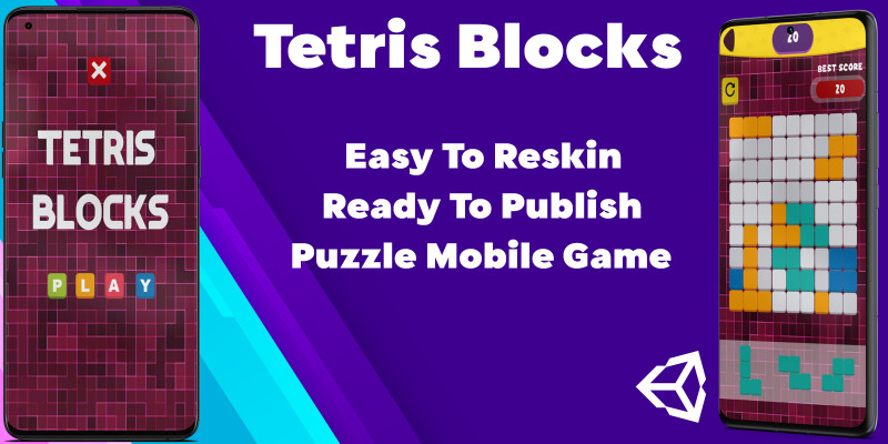 Tetris Blocks - Unity Source Code by Inassdream13 icon