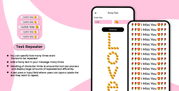 Text Repeater- Repeat Text 10K | IOS | Swift | UIKIT | ADMob icon