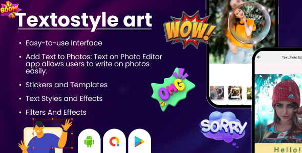 Textostyle Art - Stylish Text on Photo - Smoke Effect - PIP Camera Effect - Text Photo Editor